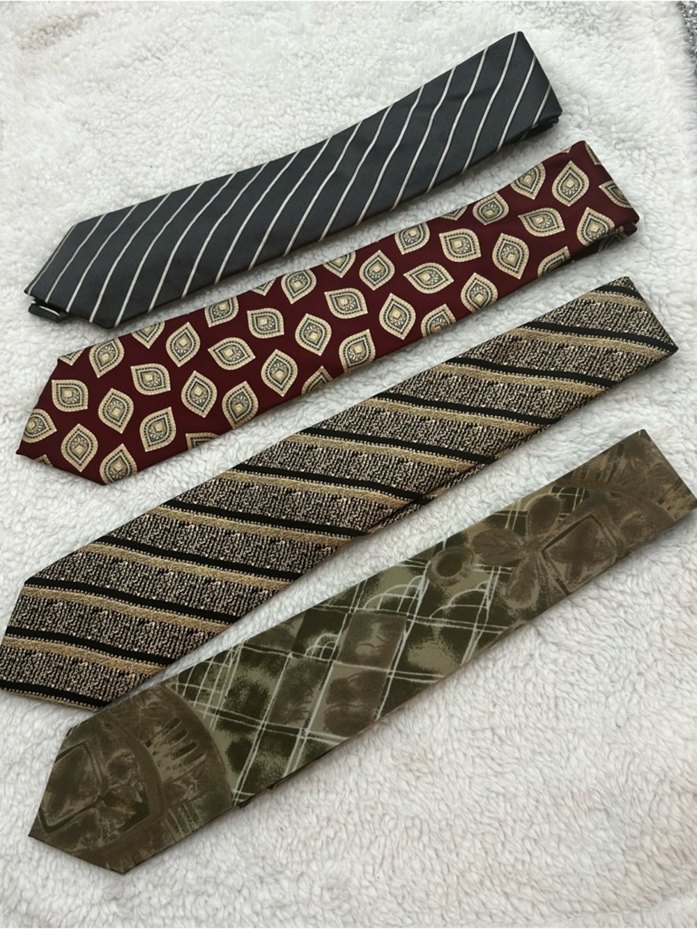 Men’s Tie Bundle Lot 4 Silk Vintage Liberty London Express Designer